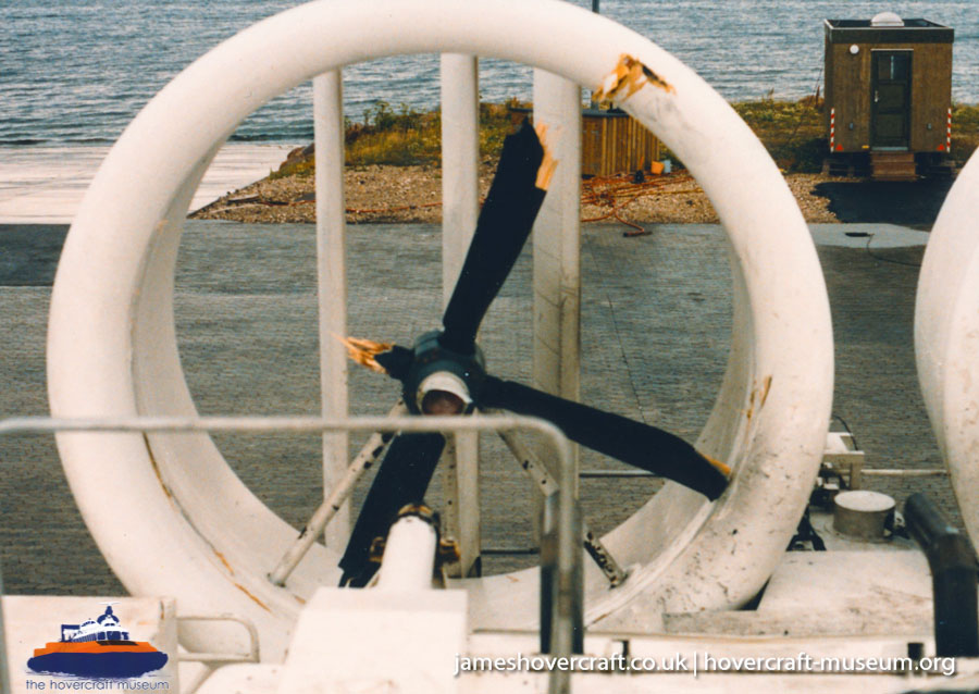 AP1-88 hovercraft with the Scandinavian company SAS -  (credit: The <a href='http://www.hovercraft-museum.org/' target='_blank'>Hovercraft Museum Trust</a>).